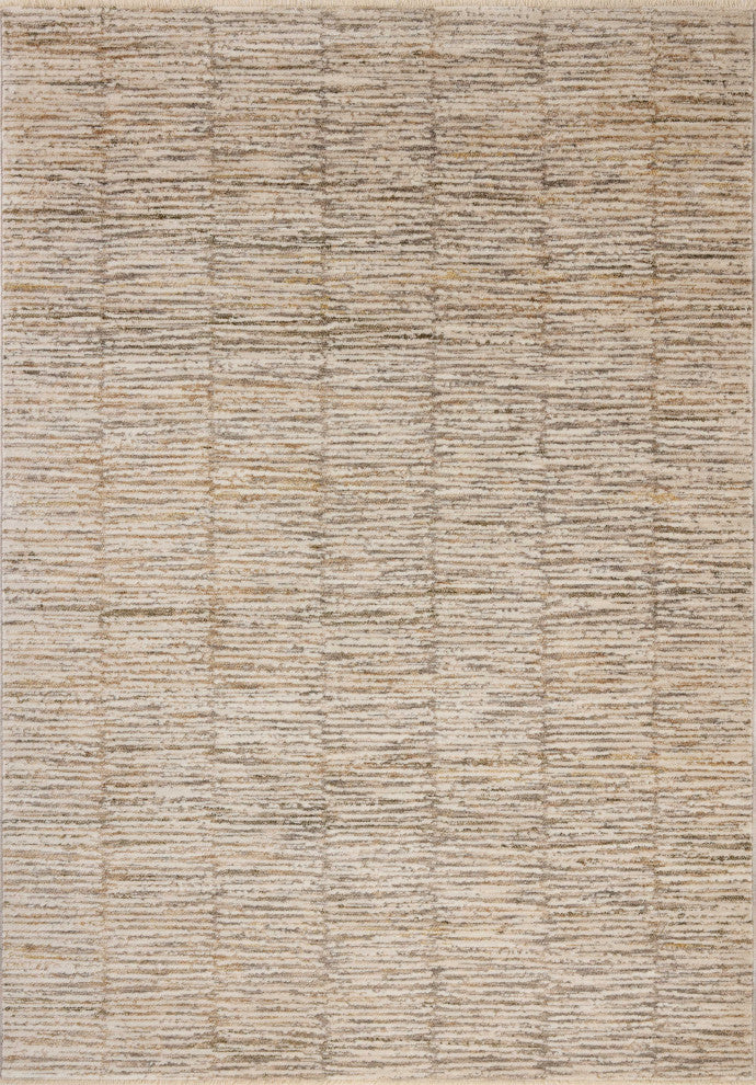 Loloi Nellie Beige / Fog 6''-3" x 9''-6" Area Rug