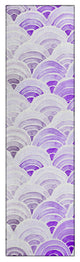 Indoor/Outdoor Seabreeze SZ5 Violet Machine Washable 2'3" x 7'6" Runner Rug