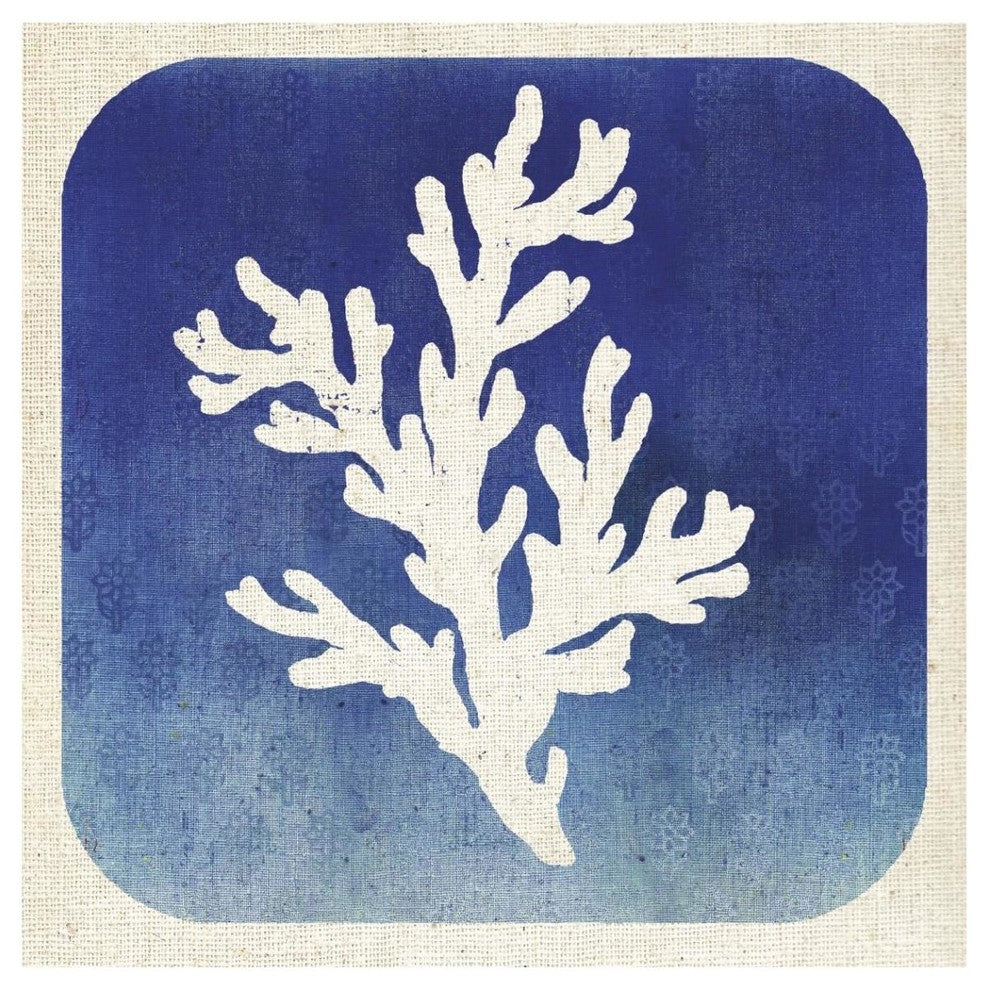 "Watermark Coral" Digital Paper Print by Studio Mousseau, 42"x42"