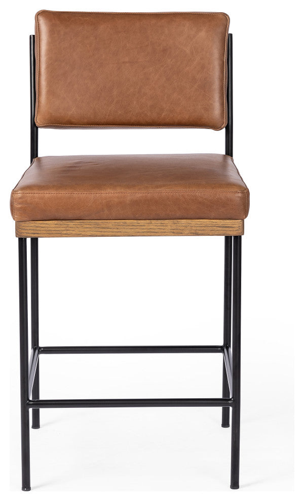 Benton Stool-Sonoma Chestnut-Counter