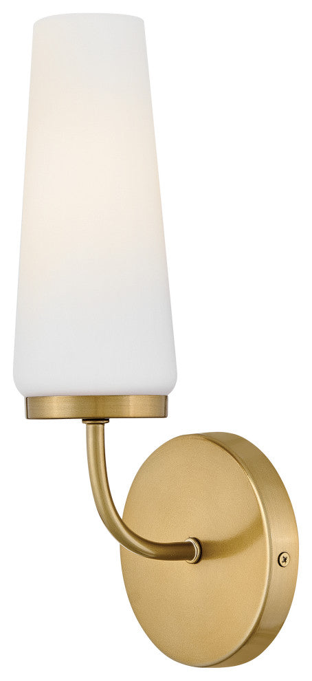 Lark Selma Medium Single Light Sconce, Gold