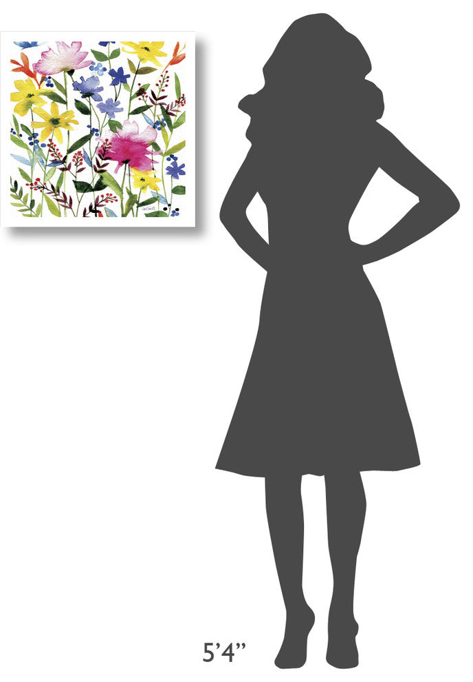 "Annes Flowers Crop II" Digital Paper Print by Anne Tavoletti, 20"x20"