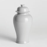 White Koa Jar, Mini-Large