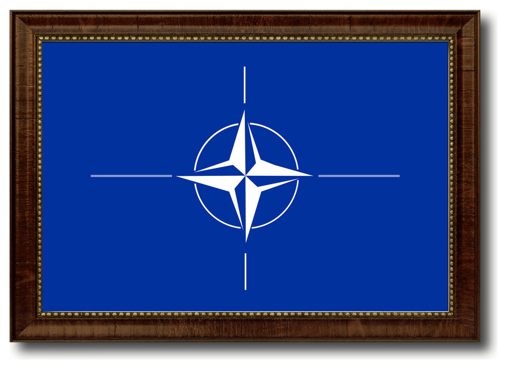 Nato Country Flag Canvas Print, 19"x27"