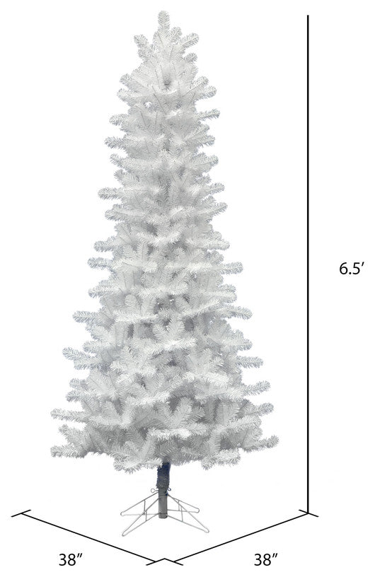 6.5' X 38" Crystal White Pine Slim 748T