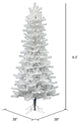 6.5' X 38" Crystal White Pine Slim 748T