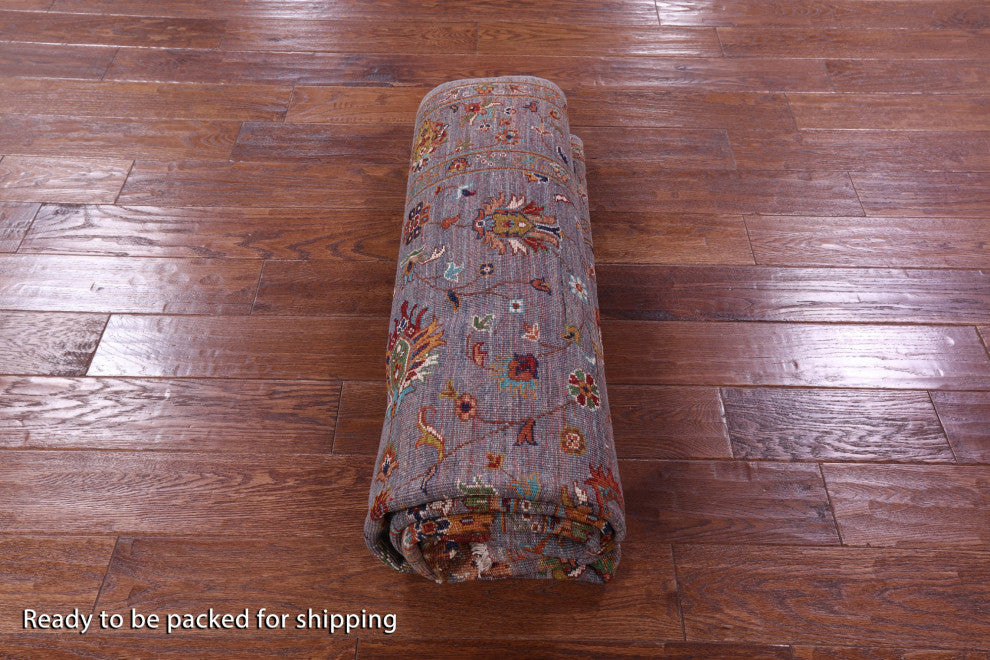 5' 7" X 7' 9" Handmade Persian Tabriz Wool Rug - Q12522