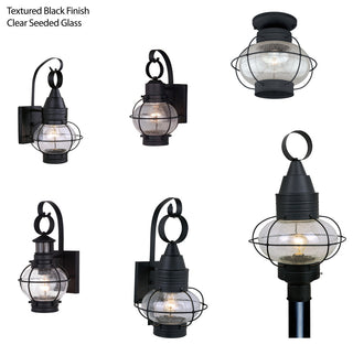 Chatham 8" Outdoor Wall Light Textured Black