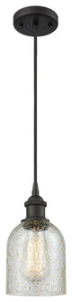 1-Light LED Caledonia 5" Mini Pendant, Oil Rubbed Bronze, Shade: Mica