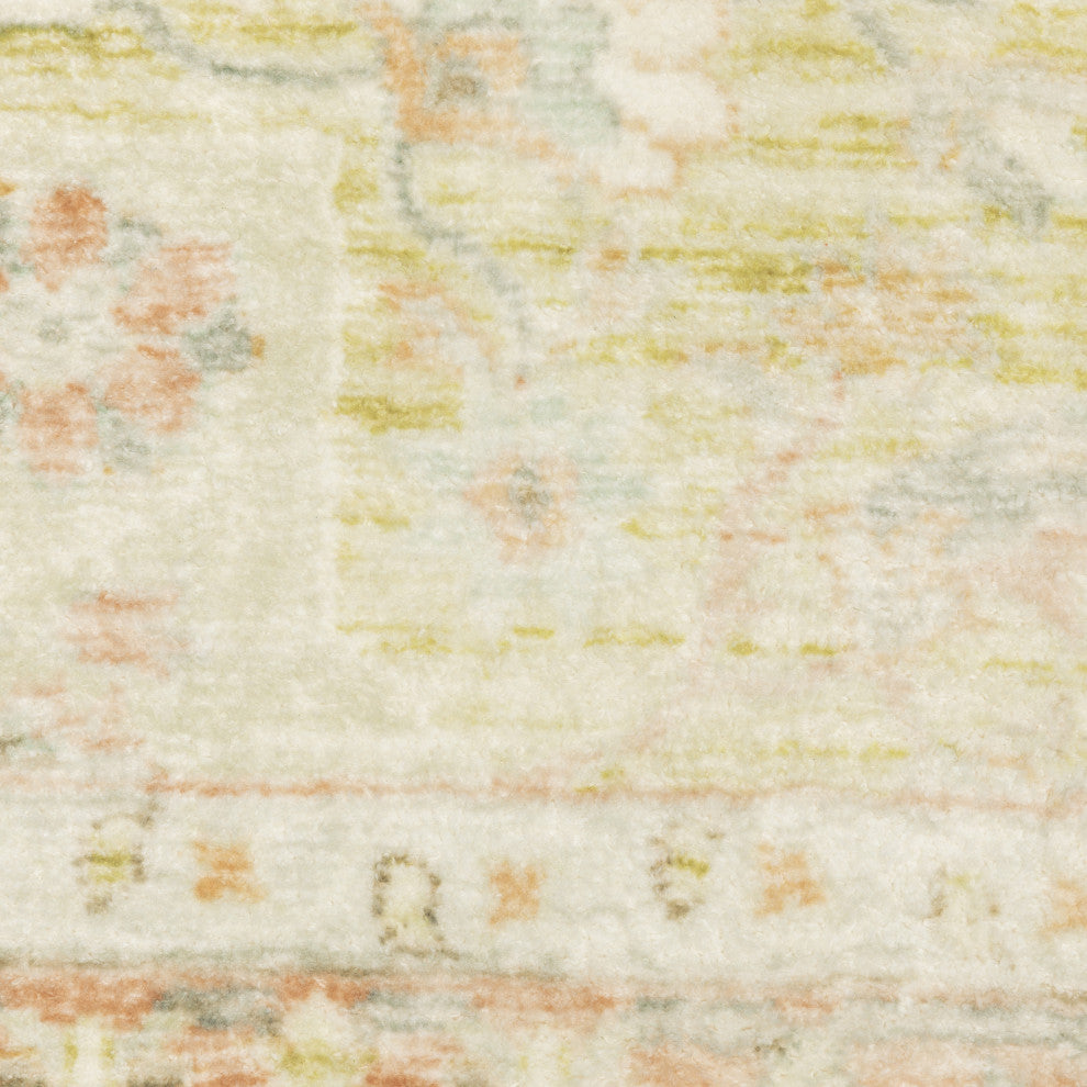 Oriental Weavers Savoy Indoor Rug Orange/ Silver 5'3" X 7'3"