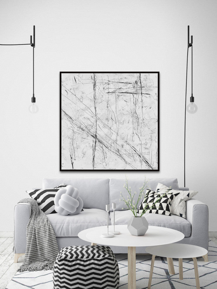"Full Advantage" Floater Framed Painting Print on Canvas, 12x12