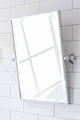 Embassy 60" Double Wash Stand, P-Trap, Countertop With Basin, Faucet, Mirror