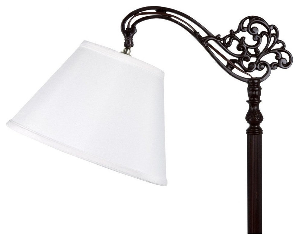 White 10" Uno Fitted Empire Lampshade Replacement