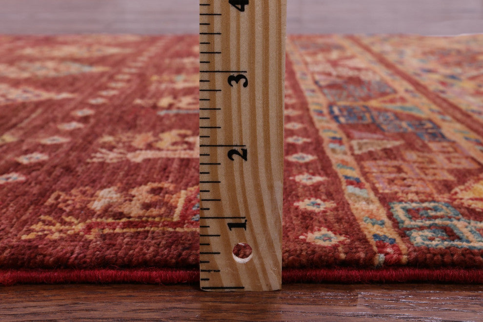 2' 10" X 9' 10" Tribal Persian Gabbeh Handmade Wool Runner Rug Q10895