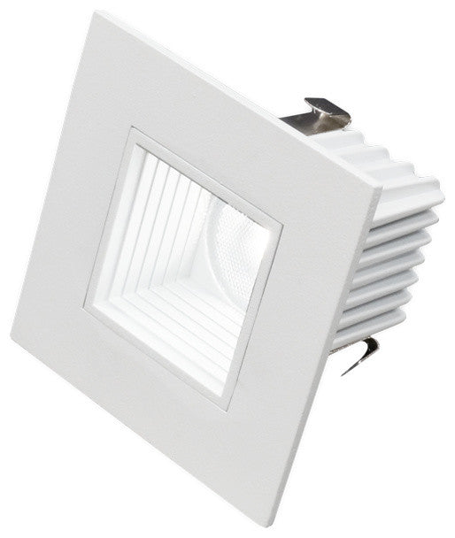 NICOR DQR2-10-120-3K-WH-BF 2" Square LED Downlight, White, 3000K