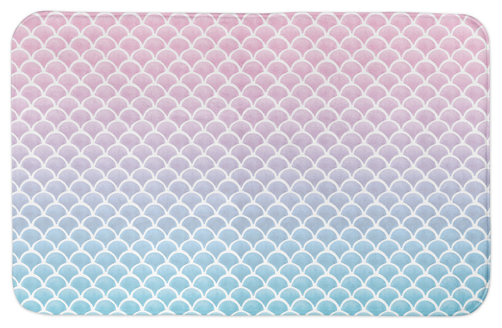 Mermaid Scales 24x17 Bath Mat