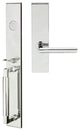Stockholm Lever, Mortise Dummy Handleset, Right Hand, Polished Stainless Steel