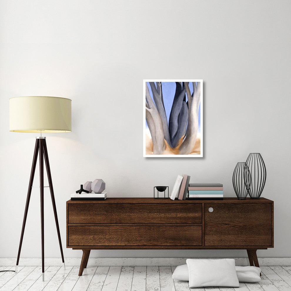 "Dark Tree Trunks, 1946" Digital Paper Print by Georgia O'Keeffe, 25"x32"