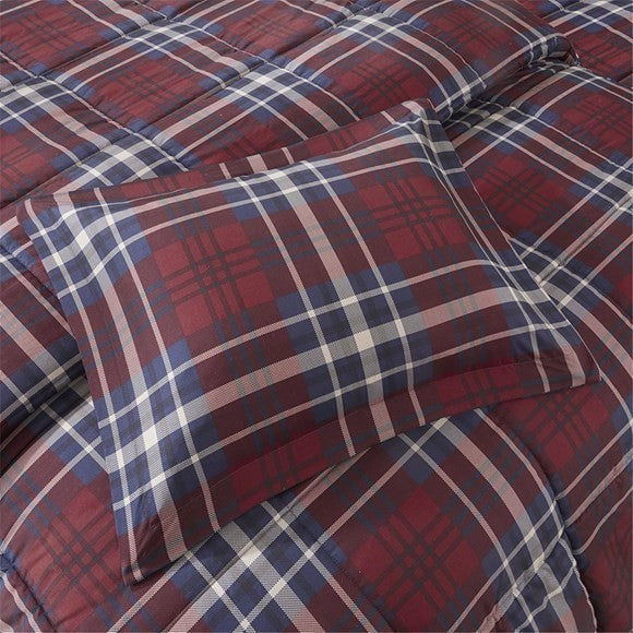 Madison Park Microfiber With 3M Moisture Management Comforter Mini Set, Red, Ful