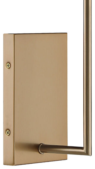 Crystorama LEN-250-OP-VG, 1-Light Wall Mount, Vibrant Gold