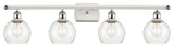 Innovations 516-4W-WPC-G122-6-LED 4 Light Vanity Light, White, Polished Chrome