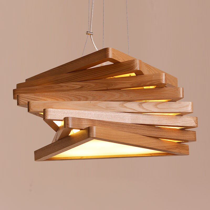 MIRODEMIÂ® Roquesteron | Modern Retro Wooden Pendant Lighting