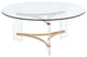 Lv01083 Coffee Table, Gold Finish, Sosi, 1-Piece/1Ctn