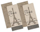 Paris Dishtowel, Set of 4