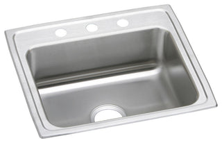 PSR25223 Celebrity Stainless Steel 25" x 22" x 7-1/2", Drop-in Sink
