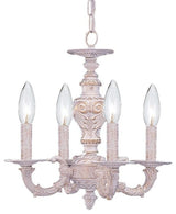 Paris Market 4 Light Antique White Mini Chandelier