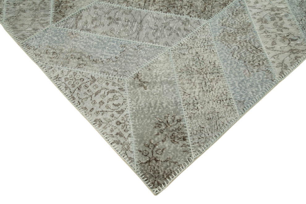 Rug N Carpet - Hand-Knotted Anatolian 6' 3" x 8' 7" Rustic Patchwork Area Rug