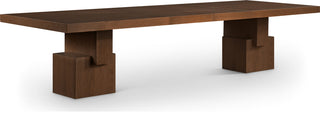 Anzio Oak Veneer Dining Table, Brown