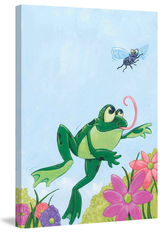 "Frog" Painting Print on Canvas by Curtis