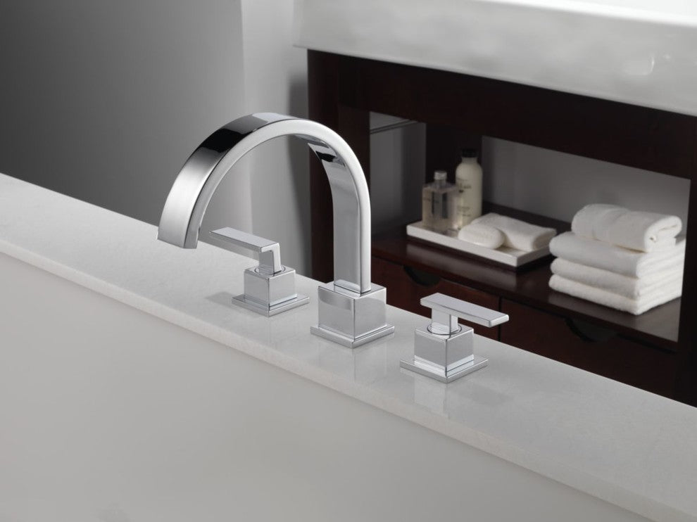 Delta Vero Roman Tub Trim, Stainless, T2753-SS