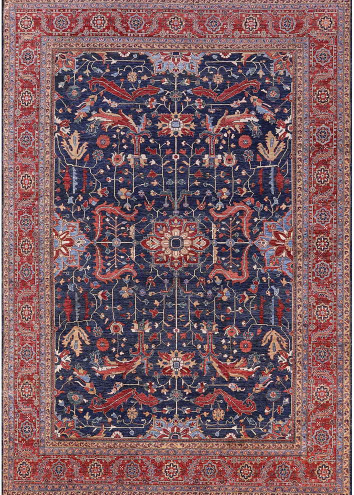 Ahgly Company Indoor Rectangle Mid-Century Modern Area Rugs, 5' x 8'