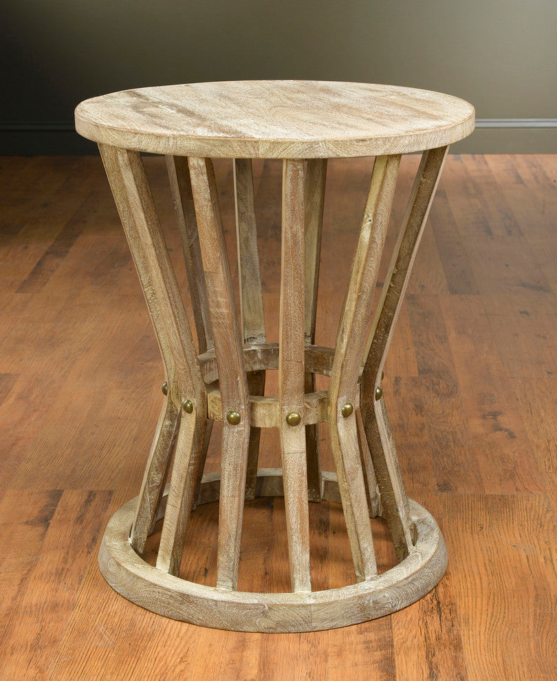 Round Slatted Table