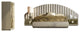 London Bed Dor70, Queen, Set4d