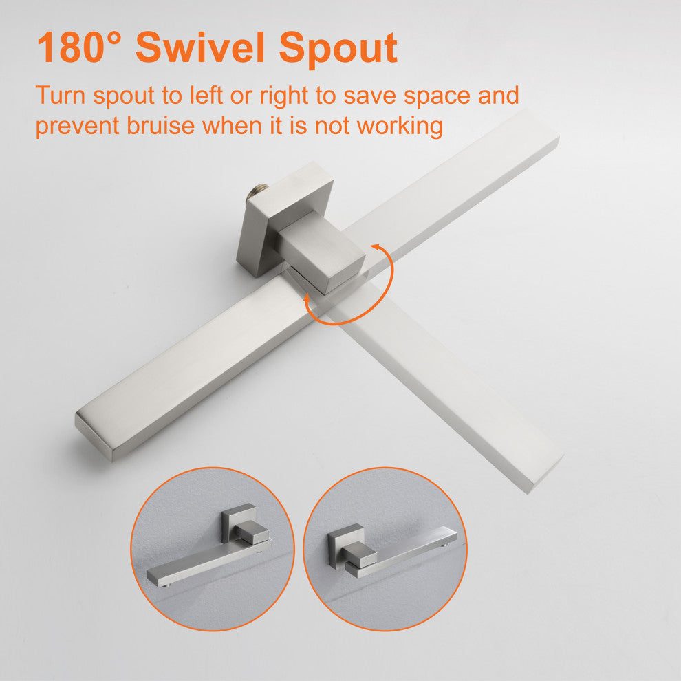 10" Shower System With Shower, Brushed Nickel