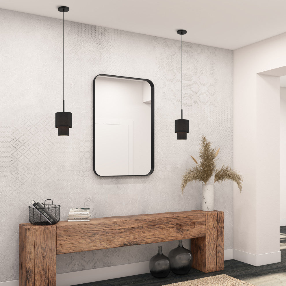 Bainbridge 1-Light Black Mini Pendant