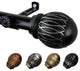 Denny 13/16" Curtain Rod, Black, 28-48"