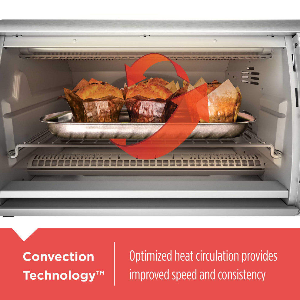Countertop Convection Toaster Oven, Stainless Steel