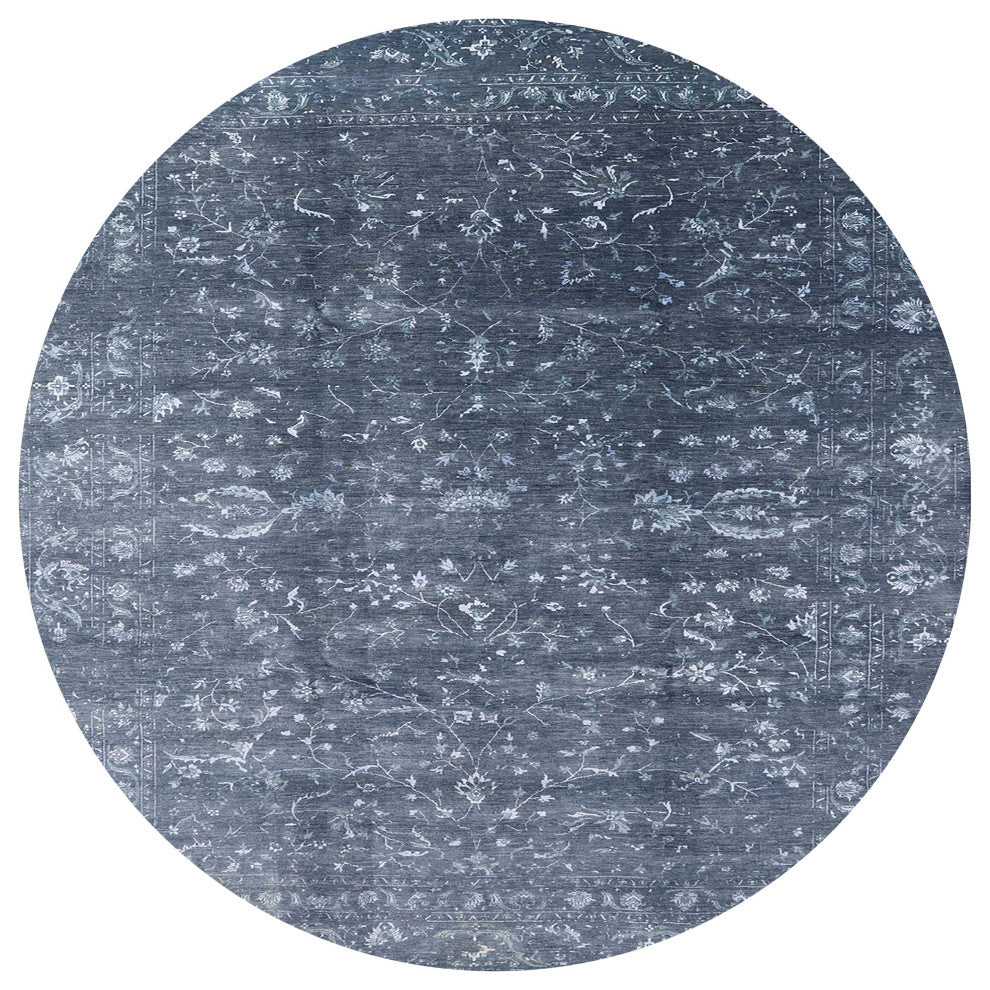 Ahgly Company Indoor Round Mid-Century Modern Area Rugs, 3' Round