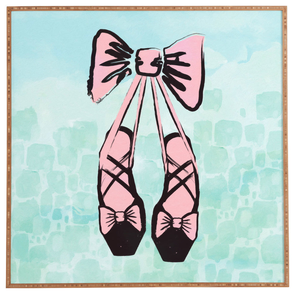 Deny Designs Dash And Ash Ballet Princess Framed Wall Art