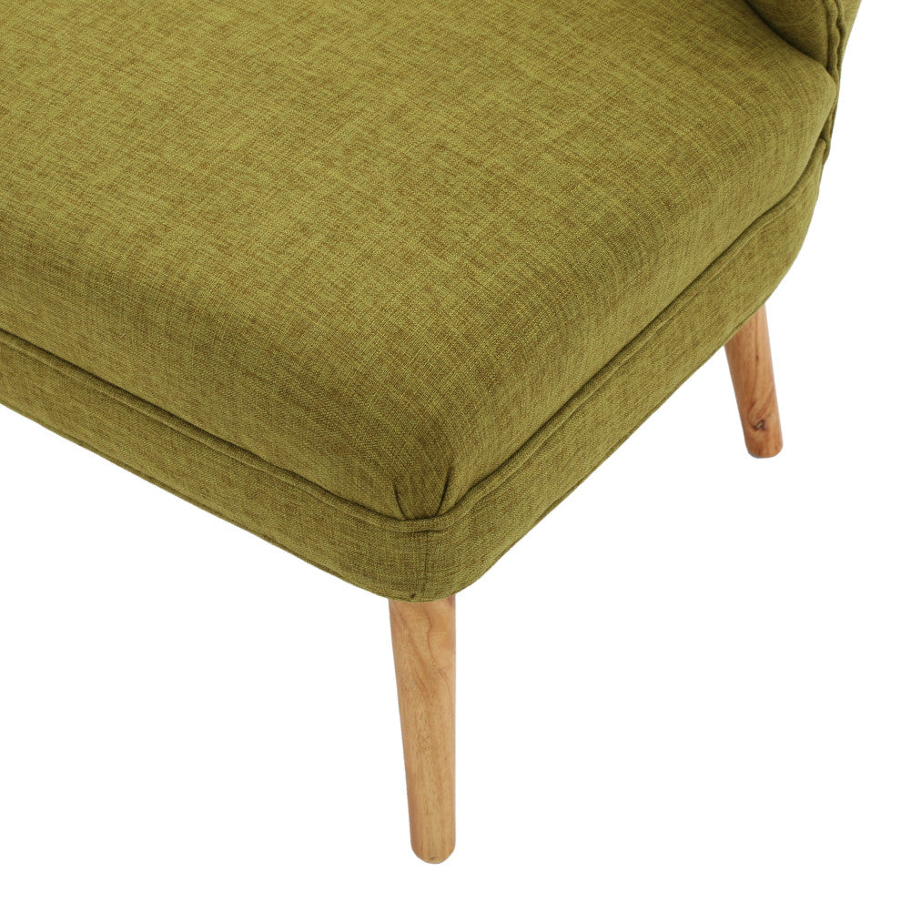 GDF Studio Dumont Mid Century Modern Fabric Loveseat Sofa Settee, Green