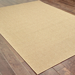 Oriental Weavers Karavia Collection Sand Solid Indoor/Outdoor Rug 7'10" RND