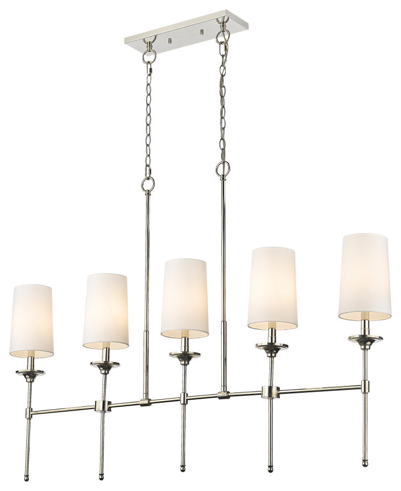 Zlite 3033-5L-PN 5-Light Island, Off White