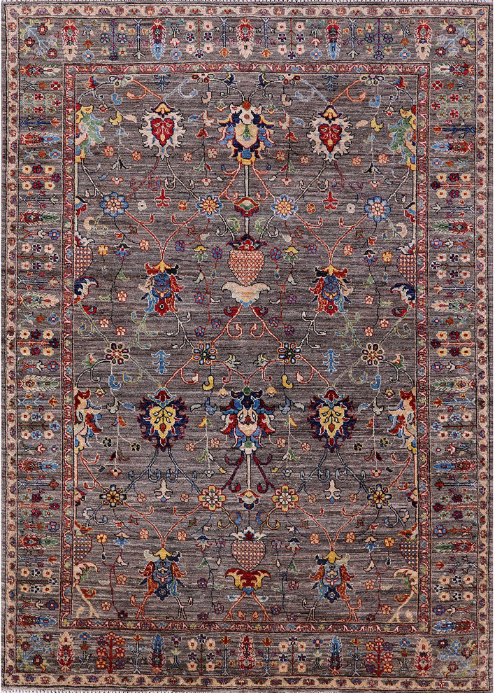 Ahgly Company Indoor Rectangle Mid-Century Modern Area Rugs, 8' x 12'