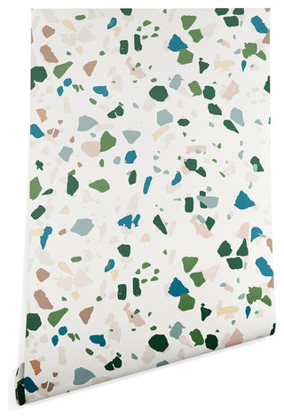 Deny Designs Holli Zollinger Terrazzo Wallpaper, Multi, 2'x4'
