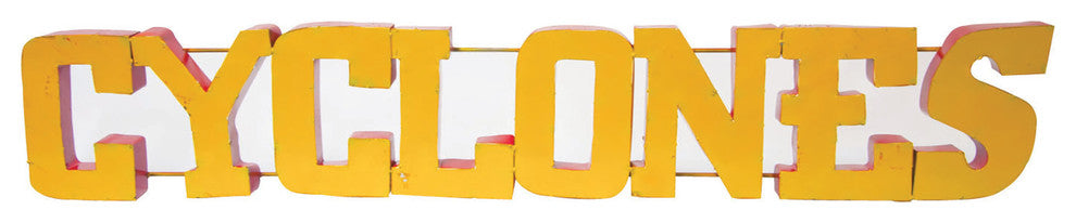 Iowa State Cyclones Recycled Wall Decor