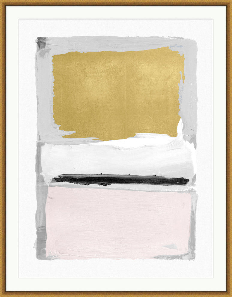 #8 Pink And Gold 2, Giclee Reproduction Artwork